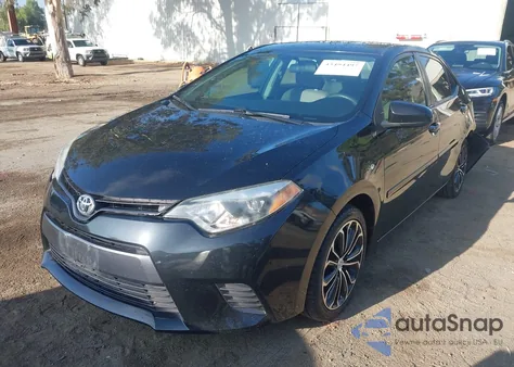 2015 Toyota Corolla Le из США, поврежденный, VIN 2T1BURHE4FC418559
